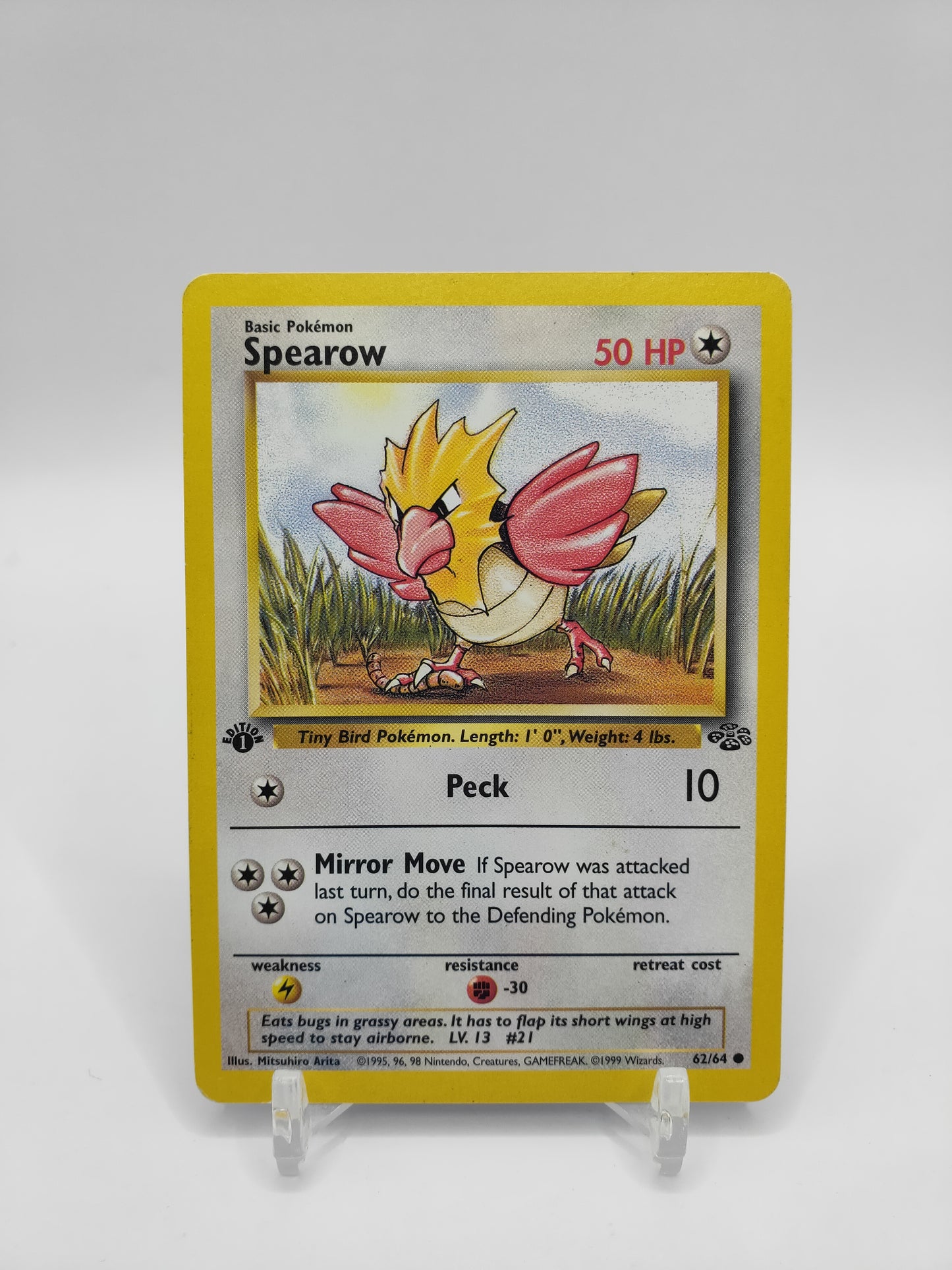 Spearow 1st Edition Jungle Set 62/64