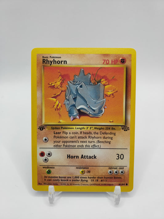 Rhyhorn 1st Edition Jungle Set 61/64