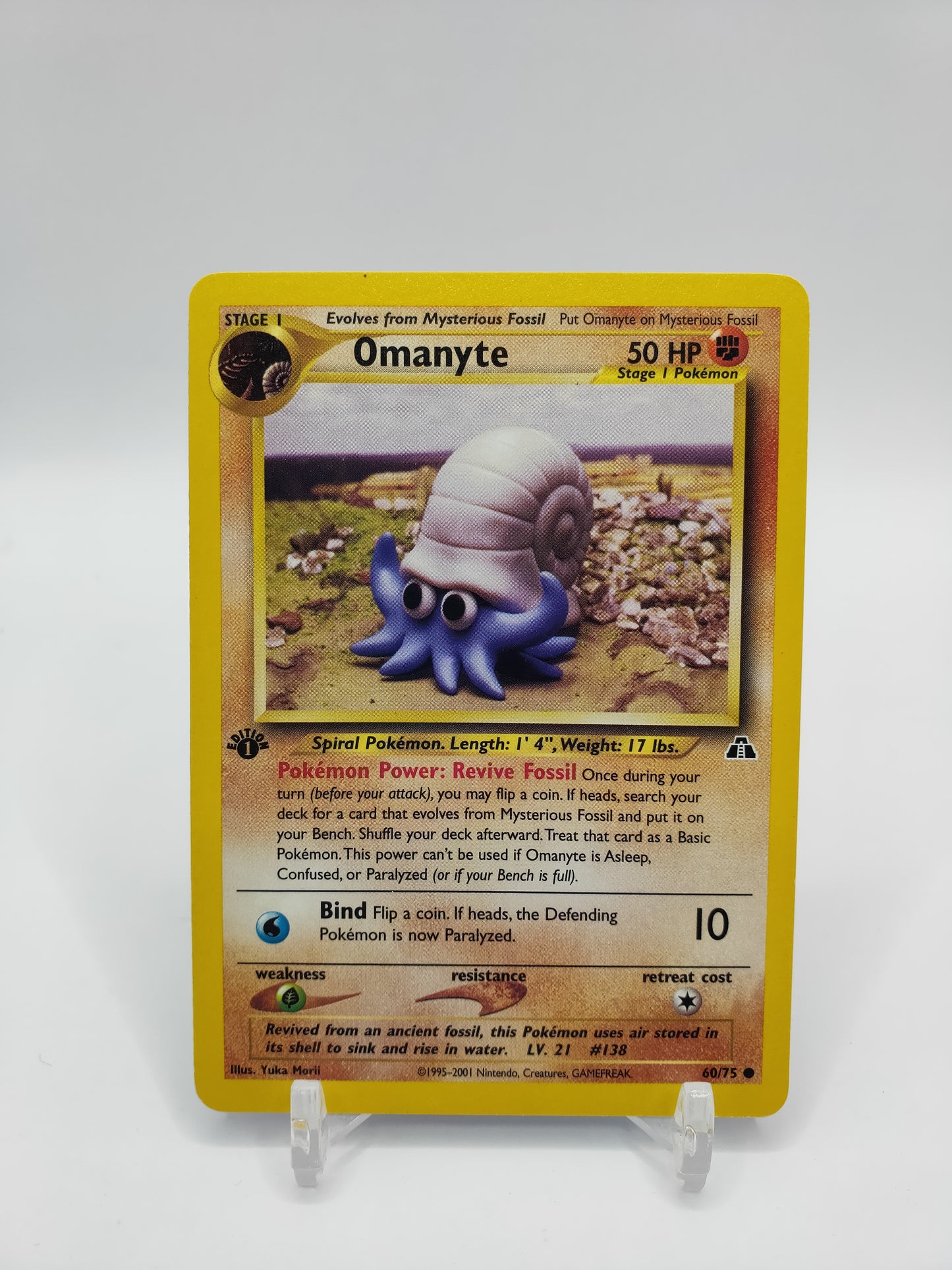 Omanyte 1st Edition Neo Discovery 60/75