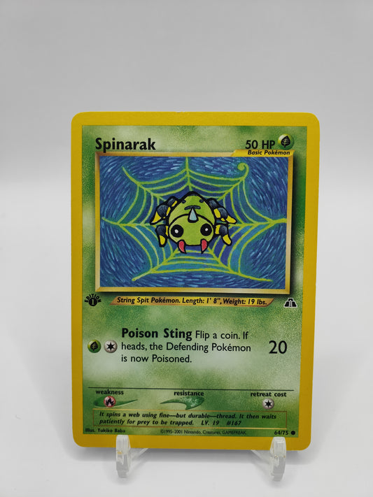 Spinarak 1st Edition Neo Discovery 64/75